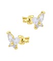 Blossom Butterfly Silver Stud Earring STS-7110